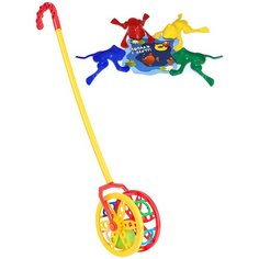 Набор развивающий: Каталка "Колесо" + Команда КВА №1 KAROLINA TOYS