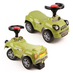 Каталка-толокар машинка детская с клаксоном, зеленая, YS061097 Best Like