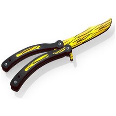 Нож Бабочка "Зуб тигра" Woodenteka