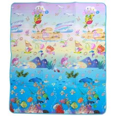 Коврик детский на фольгированной основе «Морское путешествие», размер 180х150 см 2333382 Крошка Я