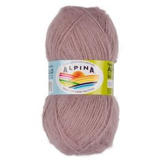 Пряжа ALPINA "ALPACA POLLO" 80% альпака, 20% акрил 50 г 125 м ± 6 м 03 пыльно-розовый