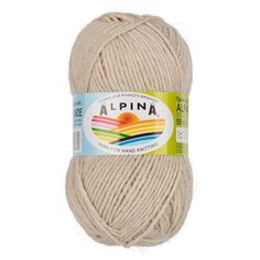 Пряжа ALPINA "ALPACA GRANDE" 65% альпака, 35% мериносовая шерсть 50 г 118 м ± 6 м 03 серо-бежевый меланж