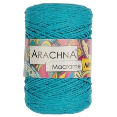 Пряжа ARACHNA Macrame Mini 80% хлопок, 20% полиэстер 250 г 230 м 13 бирюзовый