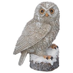 Статуэтка Lefard Сова, 20 см серый