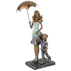 Статуэтка Lefard Фьюжн Материнство, 28.5 см серый/золотистый/голубой