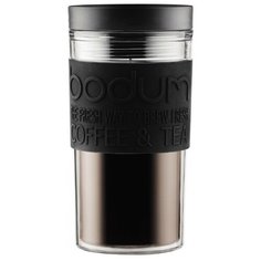 Термокружка Bodum Travel Mug, twist, 0.35 л черный