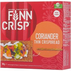 Сухарики ржаные Finn Crisp бородинские с кориандром (коробка) 180 г