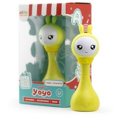 Интерактивная обучающая музыкальная игрушка-погремушка Умный зайка alilo R1 c распознаванием цветов. Арт.