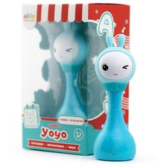 Интерактивная обучающая музыкальная игрушка-погремушка Умный зайка alilo R1 c распознаванием цветов. Арт.