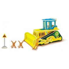 3D деревянный пазл Robotime Строительная техника - Бульдозер