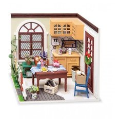 3D деревянный конструктор Миниатюрный дом Спальня Анны Robotime