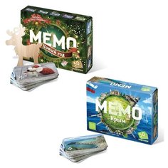 Игровой набор: Мемо "Новый год" (подвес на елку в комплекте) + Мемо "Крым" Нескучные игры