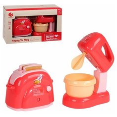 Игровой набор "Бытовая техника" (тостер, миксер), на батарейках, в/к 26*16*9см Компания Друзей