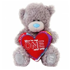 Мягкая игрушка Me to you Мишка Тедди с сердцем Youre my one and only 18 см