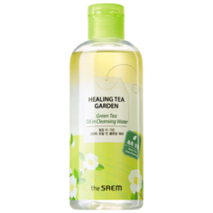 The Saem двухфазное очищающее средство для снятия макияжа с экстрактом зеленого чая Healing Tea Garden Green Tea Oil In Cleansing Water, 300 мл