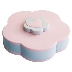Kitchen Angel Контейнер для закусок и фруктов Цветок, 27x28 см, розовый
