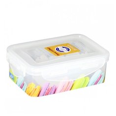 Pomi dOro Контейнер Апельсины 0,5л, 11x16 см, прозрачный с рисунком