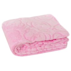 Плед-покрывало Baby Nice MICRO VELUR "Мишки", 75х100, розовый