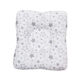 Подушка для кормления и сна AmaroBaby Baby Joy Звездопад серый