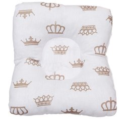 Подушка для кормления и сна AmaroBaby Baby Joy Короны бежевый