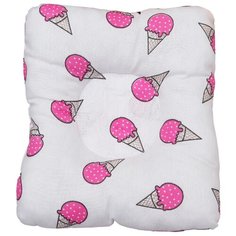 Подушка для кормления и сна AmaroBaby Baby Joy Мороженки фуксия