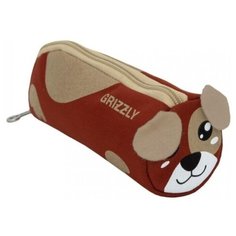 Пенал школьный Grizzly легкий, собака