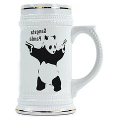 Пивная кружка Gangsta Panda Drabs