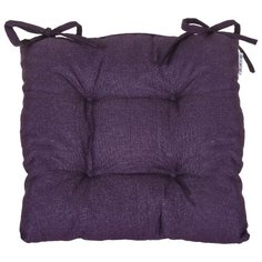 Подушка на стул SANPA HOME COLLECTION, Росария, 40*40, темно-фиолетовая