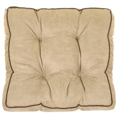 Подушка на стул SANPA HOME COLLECTION, ЭлизаLUX, 40*40, песочная/коричневая