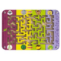 Деревянная развивающая игрушка Лабиринт с шариками малый LivCity н00042