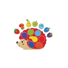 Вкладыши "Ежик. Изучаем цвета": 7 эл 28х20 см Mapacha 76794