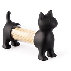 Емкость для соли, перца или зубочисток Balvi Cat черный 27152