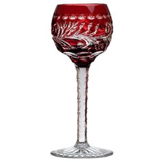 Фужер для вина 240 мл, темно-бордовый, MONICA, Ajka Crystal