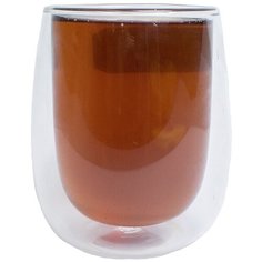 Стакан с двойными стенками из боросиликатного стекла, 200 мл, прозрачный, MARMA MM-CUP-19