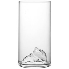 Стакан стеклянный Холмы, стеклянный, 350 мл, 13х6,5х6,5 см Marma