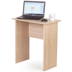 Стол компьютерный письменный рабочий туалетный Letta 680х750х400 Дуб сонома