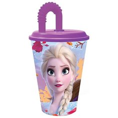 Стакан с соломинкой Холодное сердце 2 (спортивный) (430 мл) ND Play