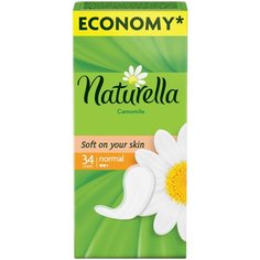 Naturella прокладки ежедневные Camomile Normal daily, 2 капли, 34 шт.