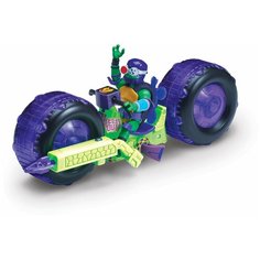 Фигурка Playmates TOYS Rise of the Teenage Mutant Ninja Turtles: Мотоцикл с фигуркой Донни 82482