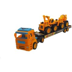 Игровой набор "Юный строитель"/Автовоз+2 машины/Инерция/47 см. Oubaoloon
