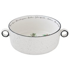 Салатник с ручками Easy Life Herbarium без инд.упаковки, фарфор, 20 см (EL-R2208_HERU)