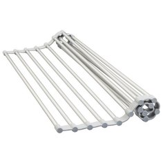 Сушилка-решетка для посуды Metro на раковину, подставка складная стальная 47х28 см Inter Design