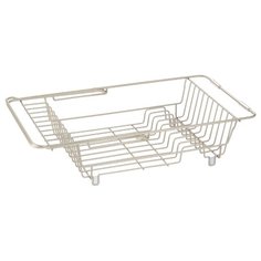 Сушилка для посуды Classico на раковину регулируемая по длине стальная 41х22х10 см Inter Design