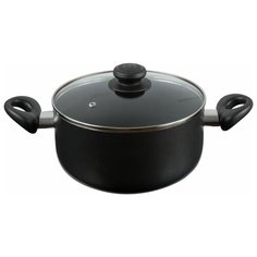 Кастрюля Кумир, диаметр 24 см, объем 4 л со стеклянной крышкой Калитва