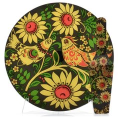 Тортовница вращающаяся LORAINE 27630 диаметр 30,5 см с лопаткой