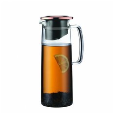 Кувшин для холодного чая с фильтром Bodum Biasca 1.2 л. с медной крышкой