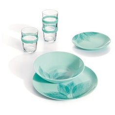 Столовый сервиз ARPEGIO LIGHT TURQUOISE 18 предметов 6 персон Luminarc
