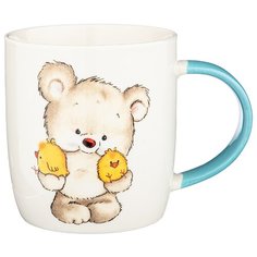 Кружка мишка с мячом 350мл Lefard (482-530)