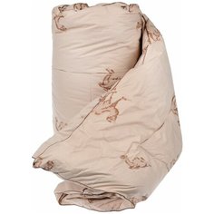Одеяло Легкие сны Верби, теплое, 140 х 205 см (бежевый)