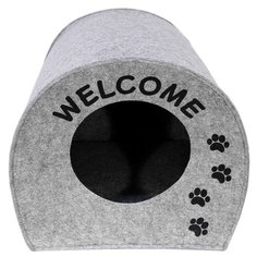 Домик для животных"Будка WELCOME", войлок, 33х33х45см EVA
